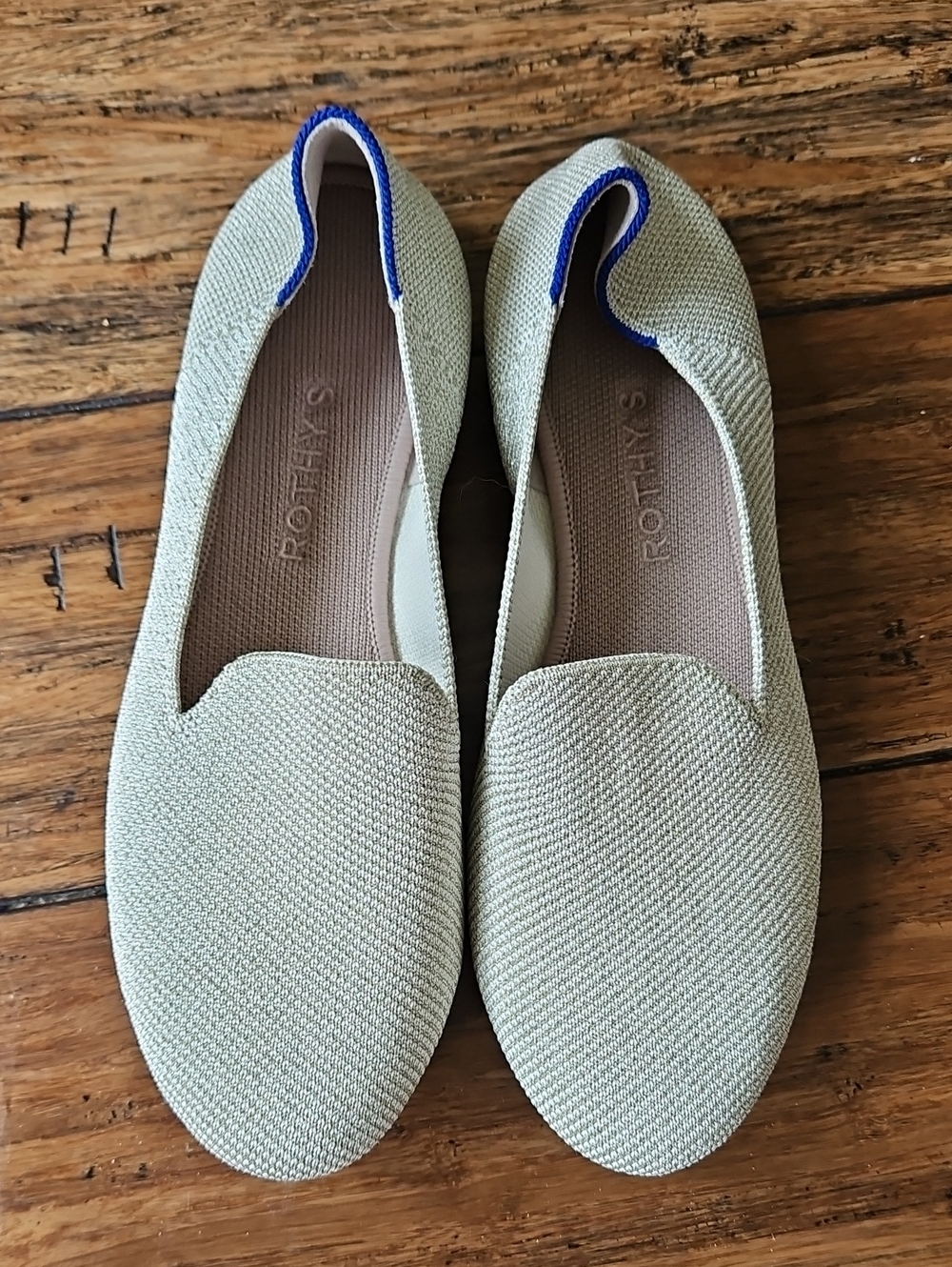 Like New Rothy's Loafers Size 8.5 Diamond Twill